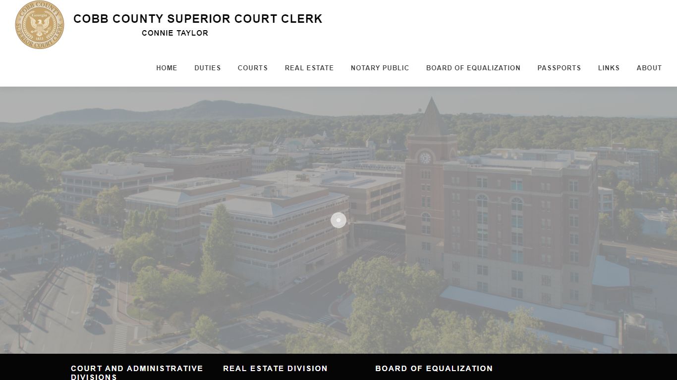 Cobb County Superior Court Clerk – Connie Taylor